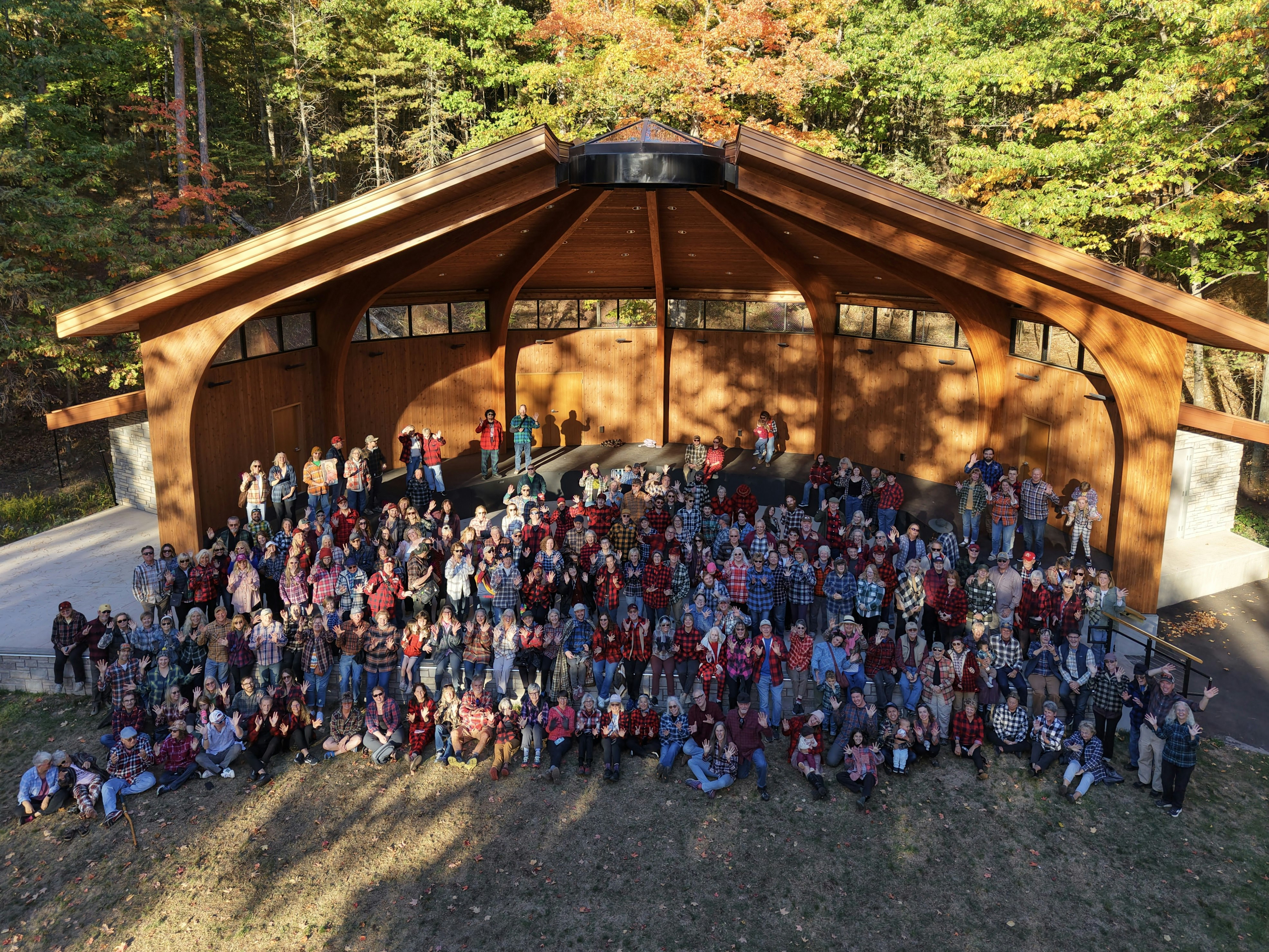 Plaidurday at the Presque Isle bandshell
