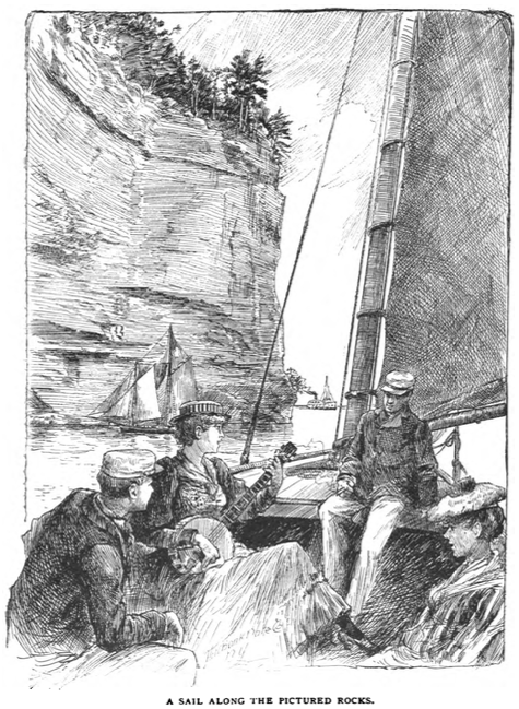 Sailing at Pictured Rocks