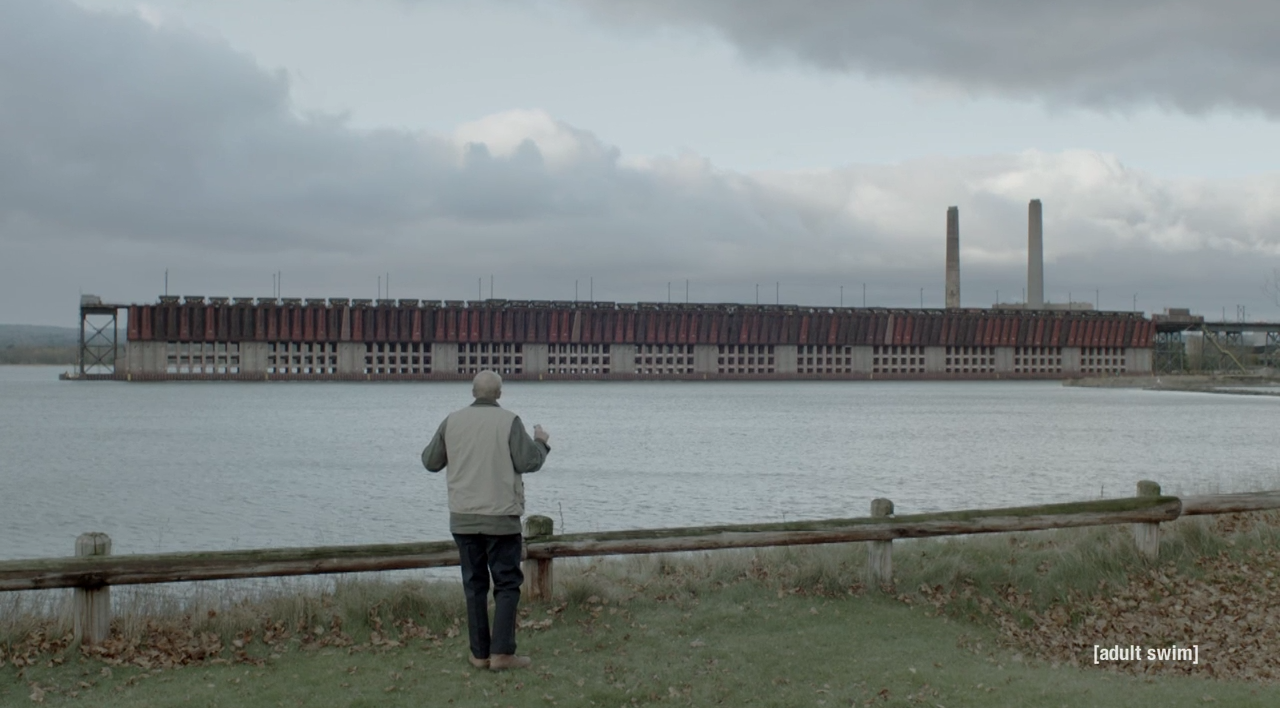 Joe Pera overlooks Marquette, Michigan