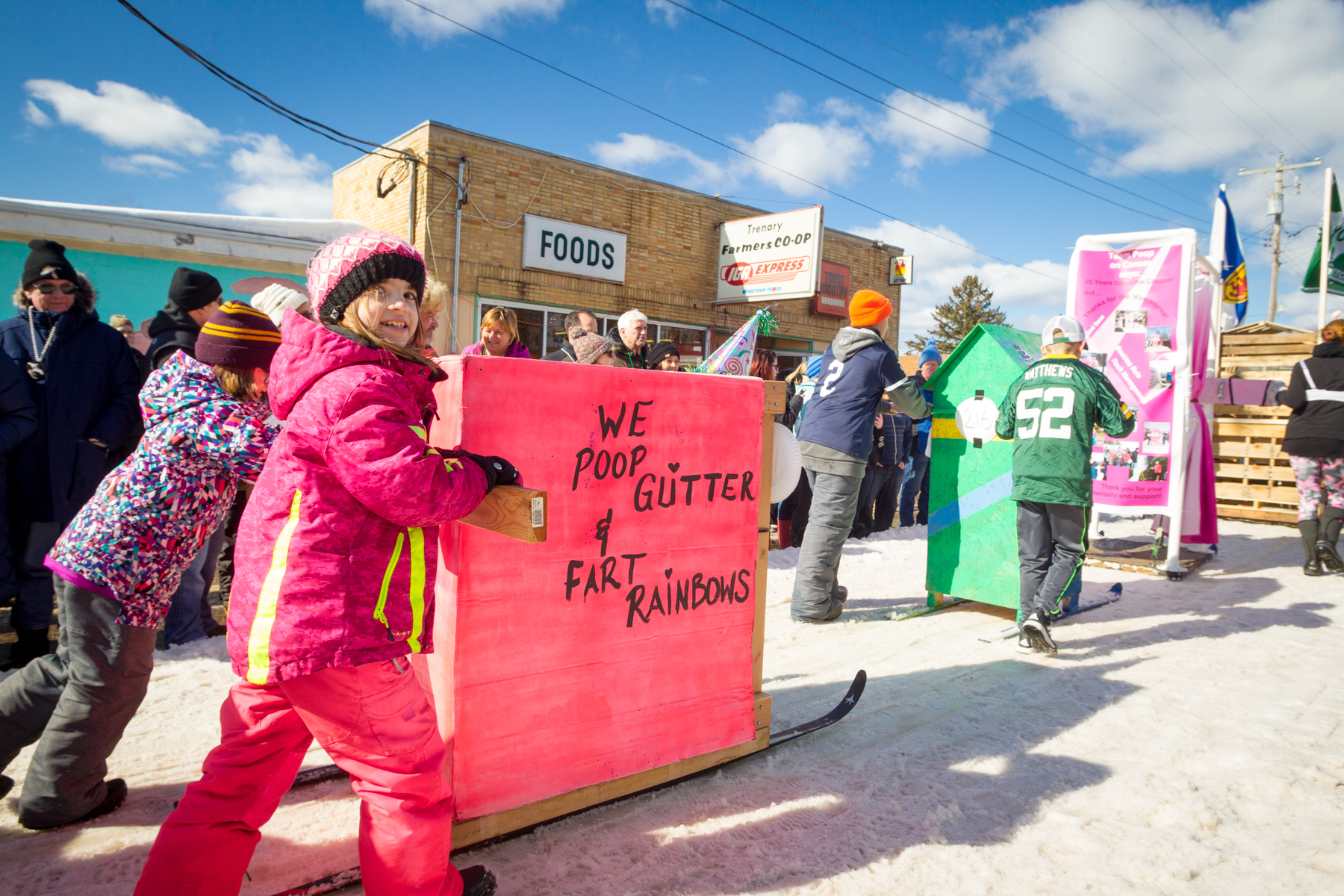 Children's Outhouse Race