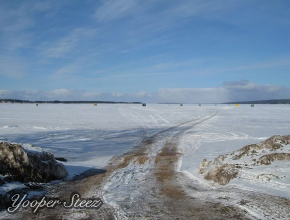 Keweenaw Bay Ice Fishing