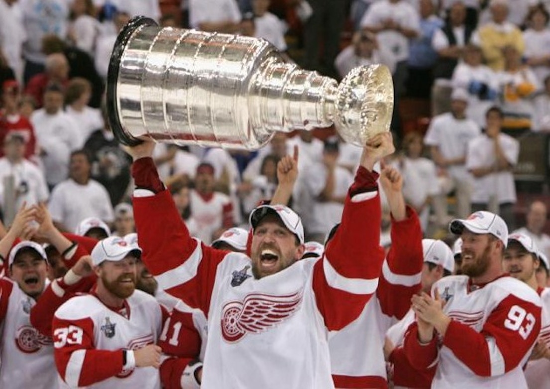 On this day in 2008. The 11th Stanley - Detroit Red Wings