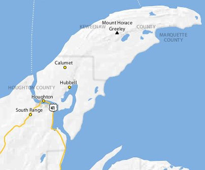 Map of the Portage Canal