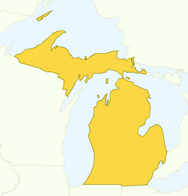 michigan map