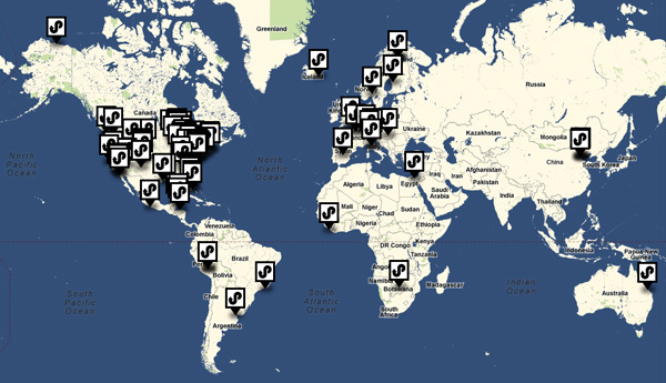 World Map of Yooper Steez Photos