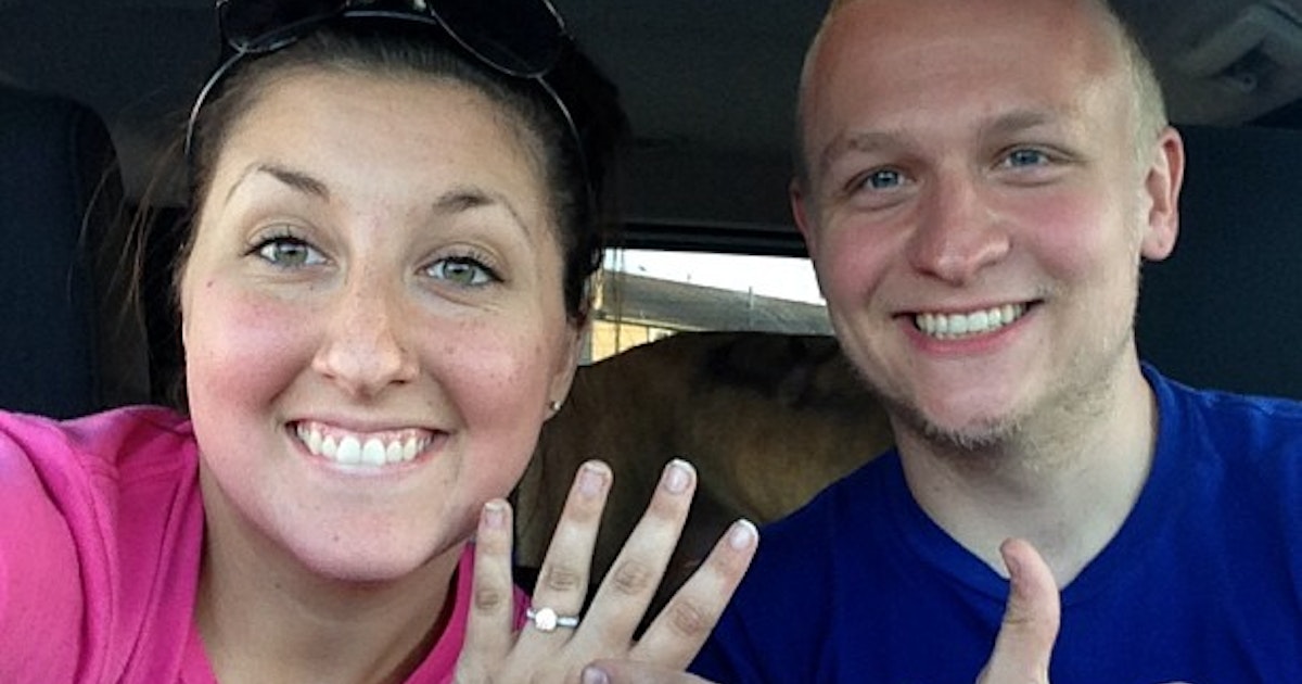The First Couple Engaged Wearing Yooper Steez Shirts