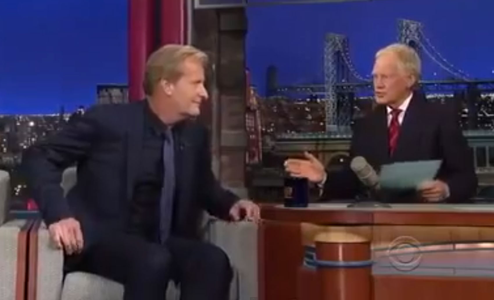 Jeff Daniels Discusses the Upper Peninsula on David Letterman