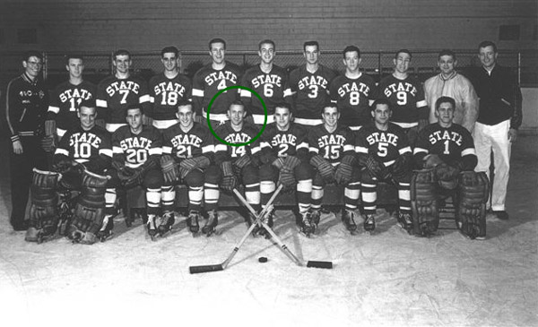 1954-55 Michigan State Hockey Team.