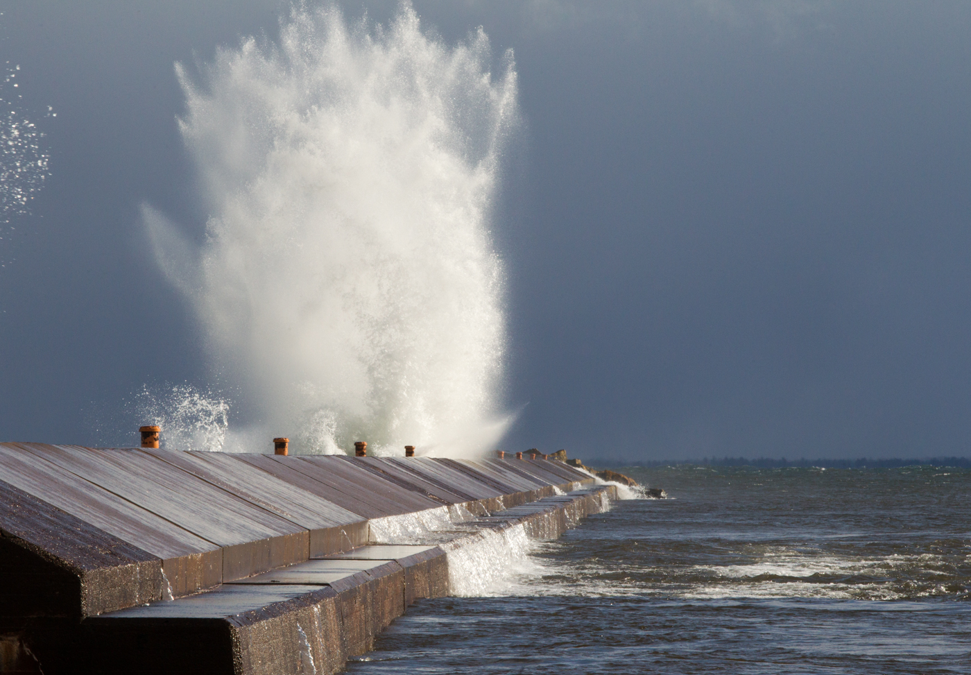 Break wall in Marquette