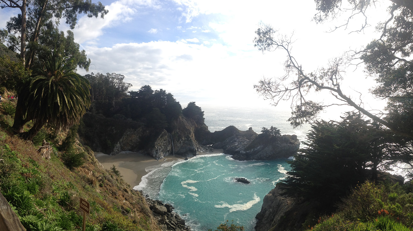 big sur cliff