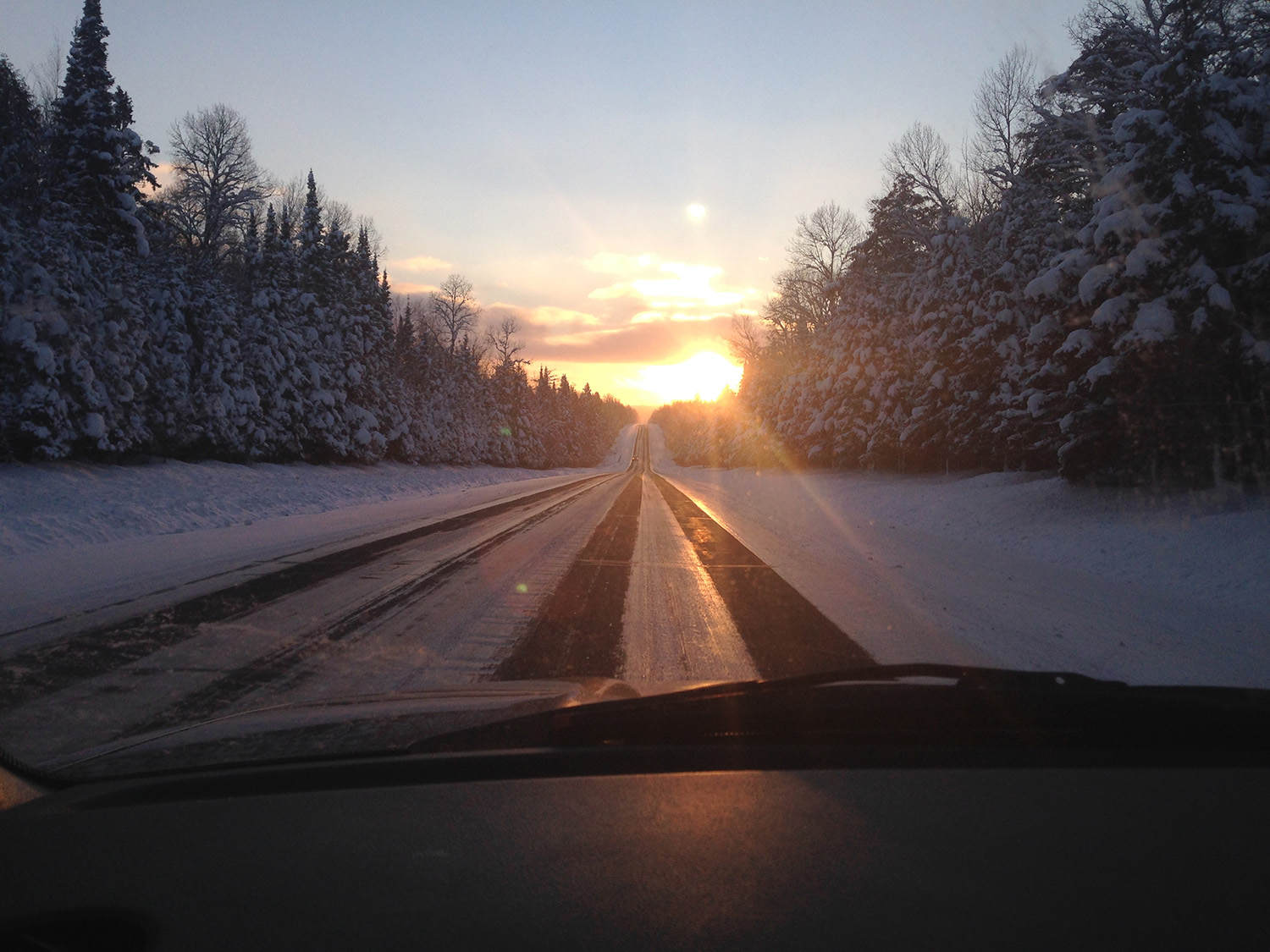 Ironwood Michigan Sunset