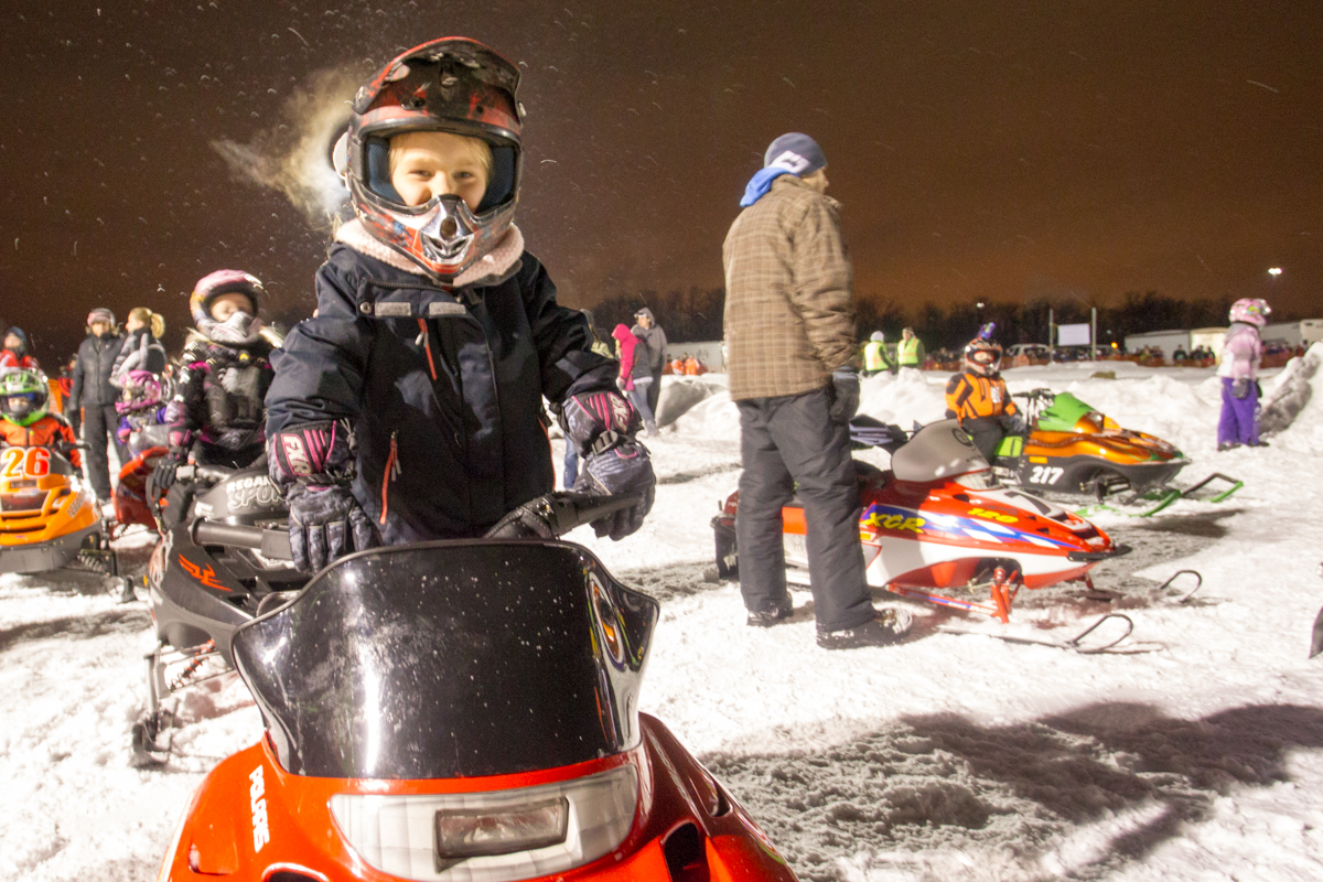 The I500 Snowmobile Race in Sault Ste Marie
