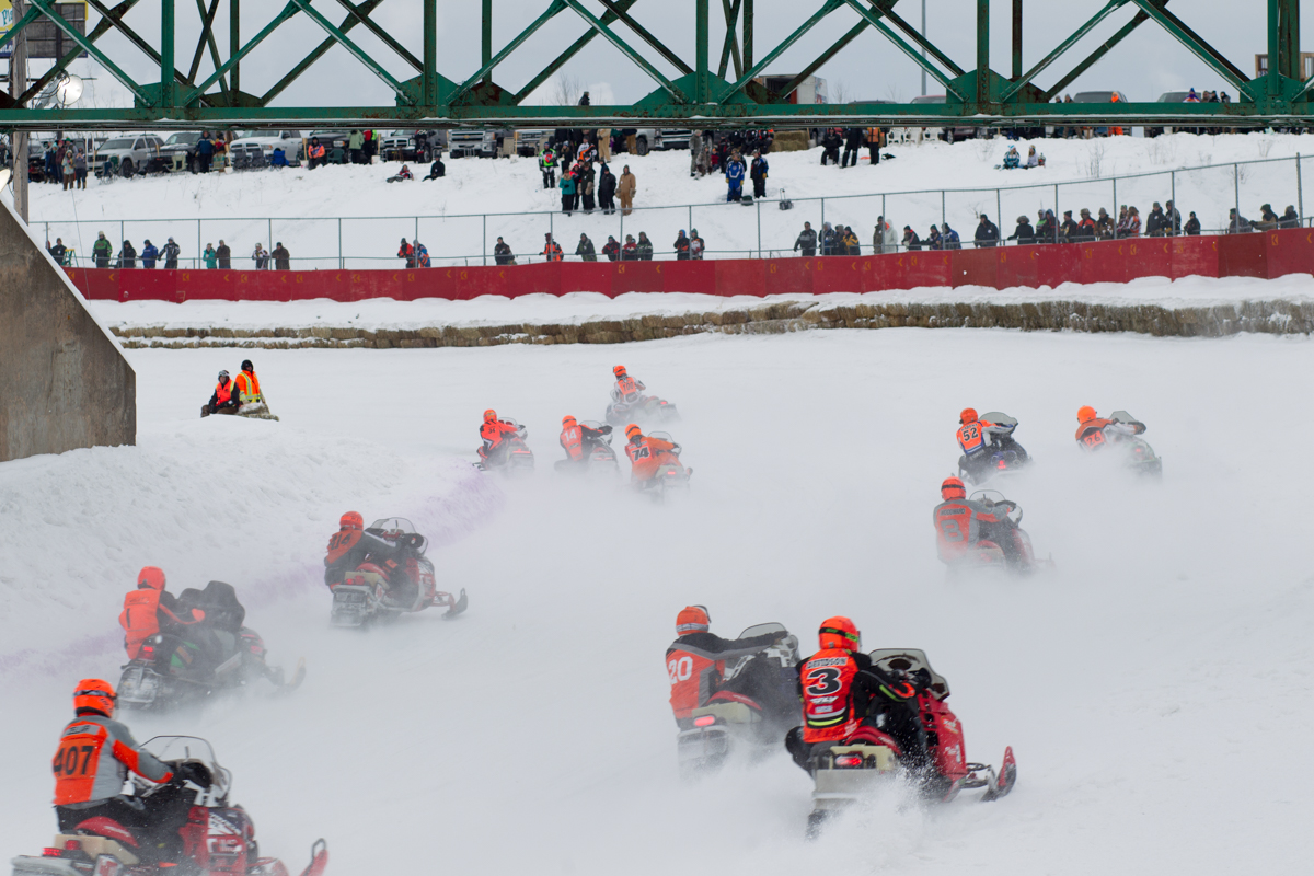 The I500 Snowmobile Race in Sault Ste Marie