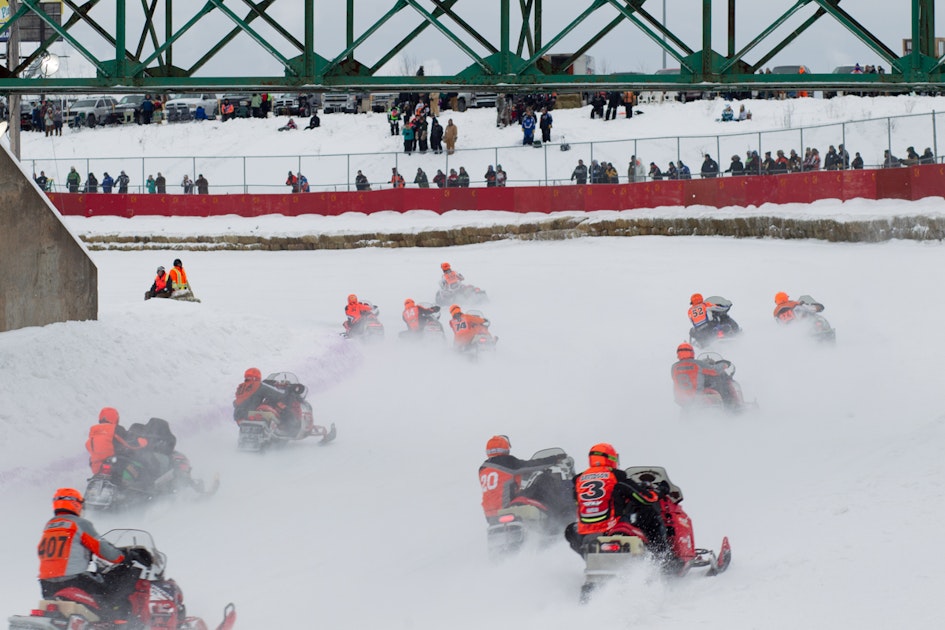 The I500 Snowmobile Race in Sault Ste Marie