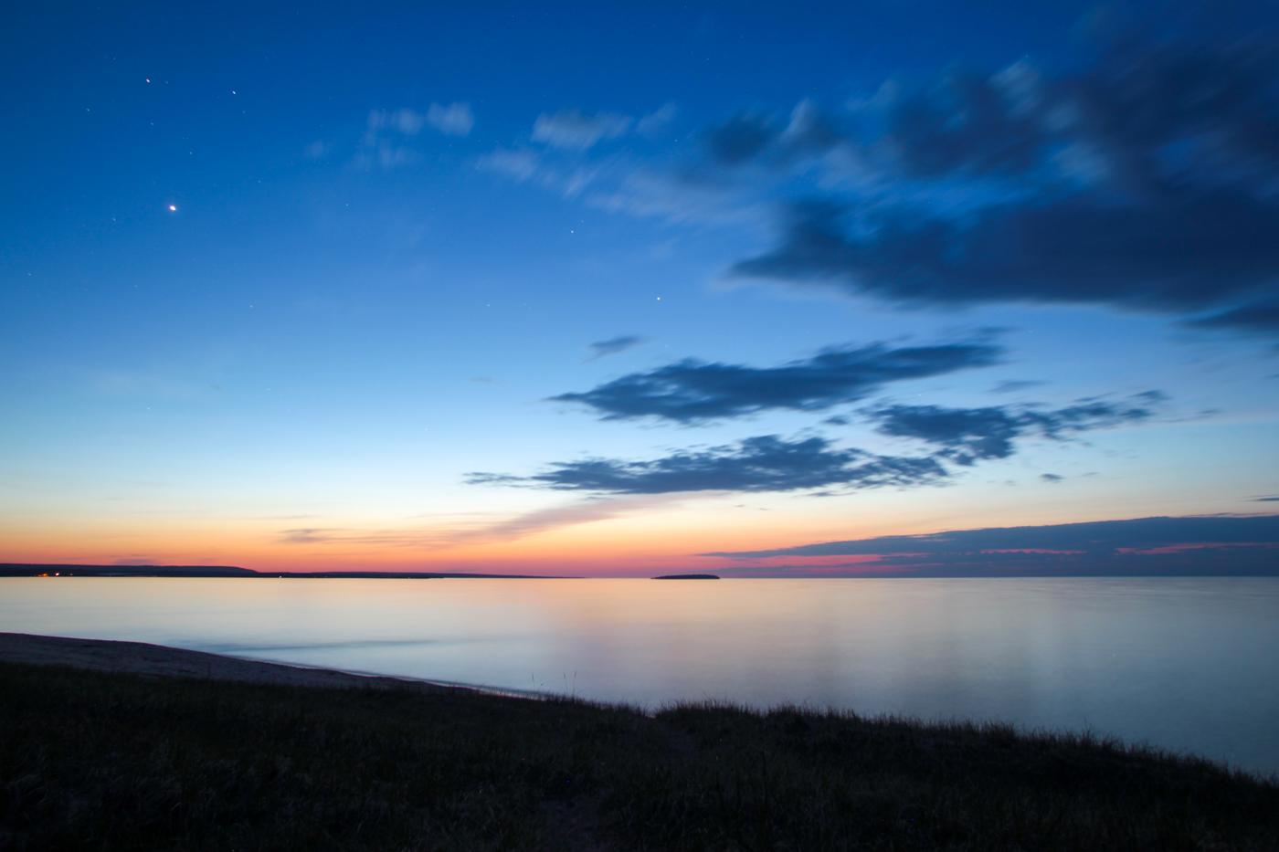 lake superior sunset
